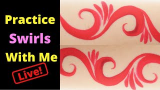 Practice Face Painting With Me [Swirls Live Art Practice]