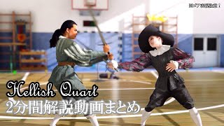 【Hellish Quart総集編】2分間解説動画まとめ【ゆっくり実況＆武術解説】