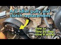 Air Conditioning clutch and idler pully replacement | Toyota Hilux N70