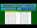 Merubah Format Tanggal English ke Indonesia di Excel