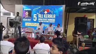 Inspiriational speech by Shri.  Sharath Kamal at 5th JDT All Kerala Open State Ranking TT Tournament