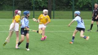 Roisin and Sophie great handpassing in Dublin v Antrim