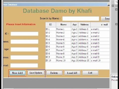 Database Design With Wxformbuilder Youtube