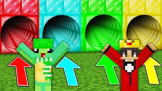 IF YOU CHOOSE THE WRONG TUNNEL, YOU DIE! - Minecraft