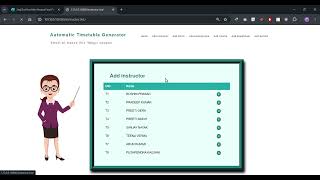Automatic Timetable Generator Using Genetic Algorithms (Python, Django, SQLite) || By: Gaurav Pandey