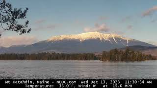 Katahdin First Heavy Snowfall