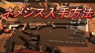 [PS4]ディビジョン２　ネメシス入手方法