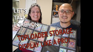 Let's Talk Pokemon - How to store cards, top loaders, and binder review!  Hidden Fates Pack Opening!