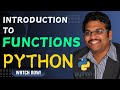 INTRODUCTION TO FUNCTIONS - PYTHON PROGRAMMING
