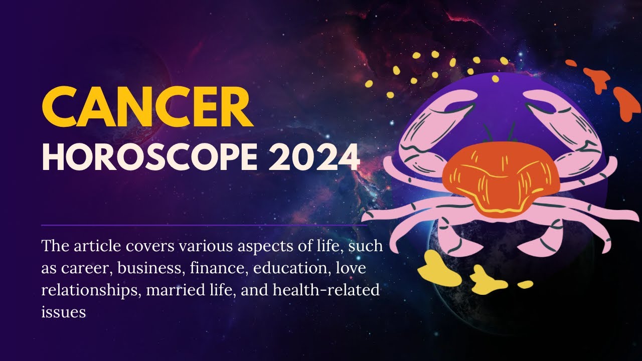 Cancer Horoscope 2024 #Horoscope #cancerhoroscope #2024horoscope # ...