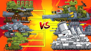 Все серии Мега Танки Vs Мега Босс - Мультики про танки / Пельмень, Дора-44, Гибрид-44, Крайслер