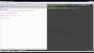 Video 4 - Bash Arithmetic