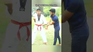 self defence on road side  #missionsavenirbhaya #selfdefence #taekwondocamp #shorts  #shortvideo