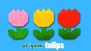 Origami Tulips | Paper Flowers