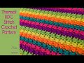 Thermal HDC Stitch 1 Row Repeat Crochet Pattern | Crochet Stitches | Crochet Blanket