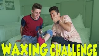 CELEBRITY WAXING CHALLENGE ! ( feat. BruhitsZach \u0026 DangMattSmith) | Brennen Taylor