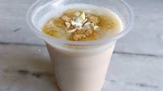 బనాన మిల్క్ షేక్ll banana milk shake ll easy and tasty ll with a small trick for sweetness ll