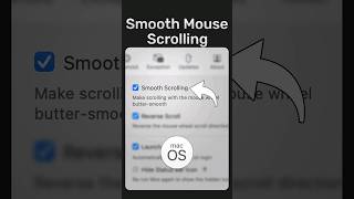 Smooth Mouse Scrolling On MacOS #mos
