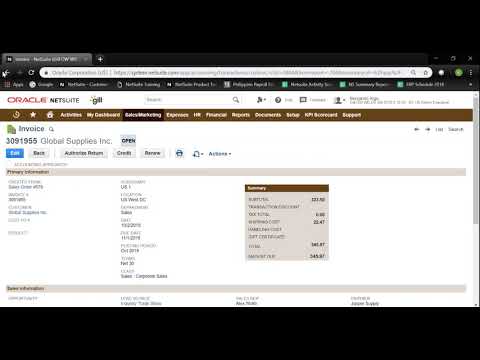 Netsuite Overview Demo Youtube Netsuite Overview Demo Youtube