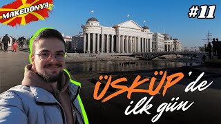 Makedonya Üsküp'e Geldim | Balkanlar Gerçekten Soğuk Muymuş? 😅 | Yılbaşı Üsküp Gezisi [4K] | 🇲🇰 #11