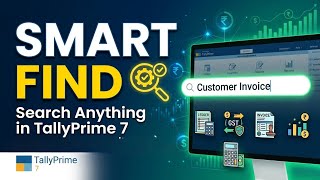 TallyPrime 7 New Feature 2026 | Smart Find Explained Step by Step