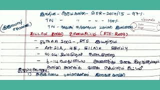 கட்டாய கல்வி உரிமை சட்டம் (RTE ACT-2009)