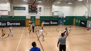 Woodbury Vs West Deptford Middle School Boys Basketball