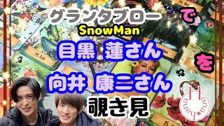 🔮SnowMan目黒蓮さん×向井康二さんを🧙‍♀️グランタブローで🃏覗き見👀ﾁﾗｯ