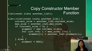 Lecture 13-2 Dynamic Array as Member Variable & Copy Constructor