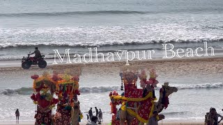 Junagadh to Madhavpur Beach #beach #junagadh #madhavpurbeach #sea #roads