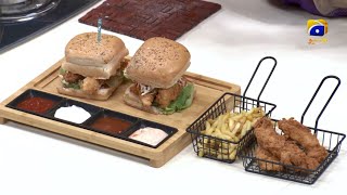 Recipe: Zinger Burger | Chef Naheed | Iftar Main Kya Hai - 30th Ramadan | 21st April 23