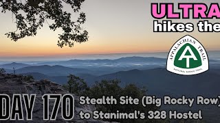 AT2023.Day.170: Stealth Site (Big Rocky Row) to Stanimal's 328 Hostel (Glasgow, VA)