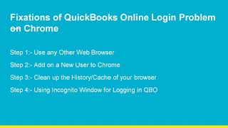 QBO.Intuit Quickbooks Online Login Problems Fixed