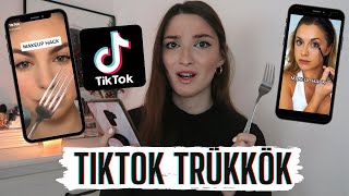 ORR KONTÚR VILLÁVAL?🤯 TIKTOK SMINKTRÜKKÖK LETESZTELVE #3