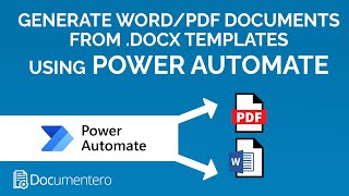 Power Automate Tutorial: Create Word/PDF Files from Templates