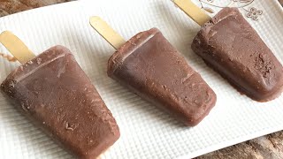 Homemade chocolate popsicles recipe