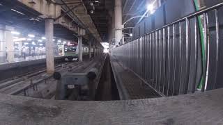 185系上野駅16番線交番検査回送