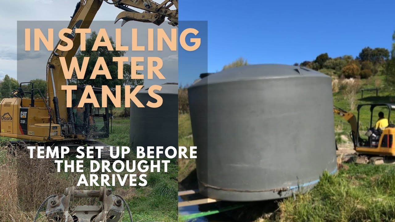How To Install Water Tanks Youtube