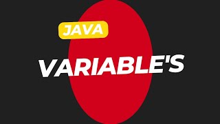 #part 6 java variables | what is variable | why variables are used in java | internal process