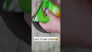 Most Satisfying Chips Crush Ever 😲 || Shocked by the result 😱😬 || Oddly Satisfying Crush ||