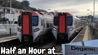 Half an Hour at (482) - Deganwy Railway Station 15.02.2025 - Conwy Llandudno Junction TFW