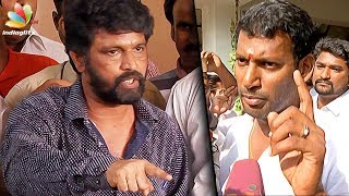 Vishal must resign from Producers' Council: Director Cheran Protest | Controversial Speech