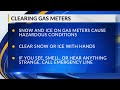 winter climates can turn natural gas meters dangerous