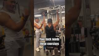 Grow back thickness and width with these exercises #back #workout