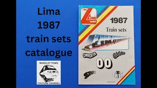 Lima train sets model railways catalogue 1987 full look through from Mangley Town #ModelRailway