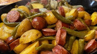 How To Make Green Beans Potatoes And Sausage Bake