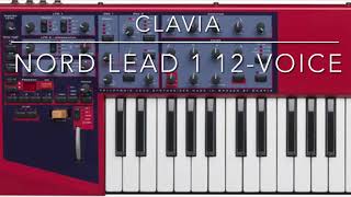 Clavia Nord Lead 1 12-voice Demo