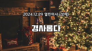 2024.12.29 열린미사 (성체) 경사롭다