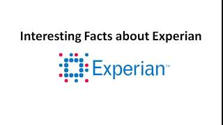 Credit Track Explains Interesting Facts About Experian