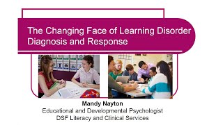 ADCET Webinar: The Changing Face of Learning Disability Diagnosis and Response
